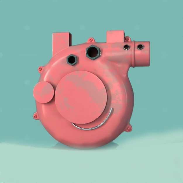 鼓风机3D模型